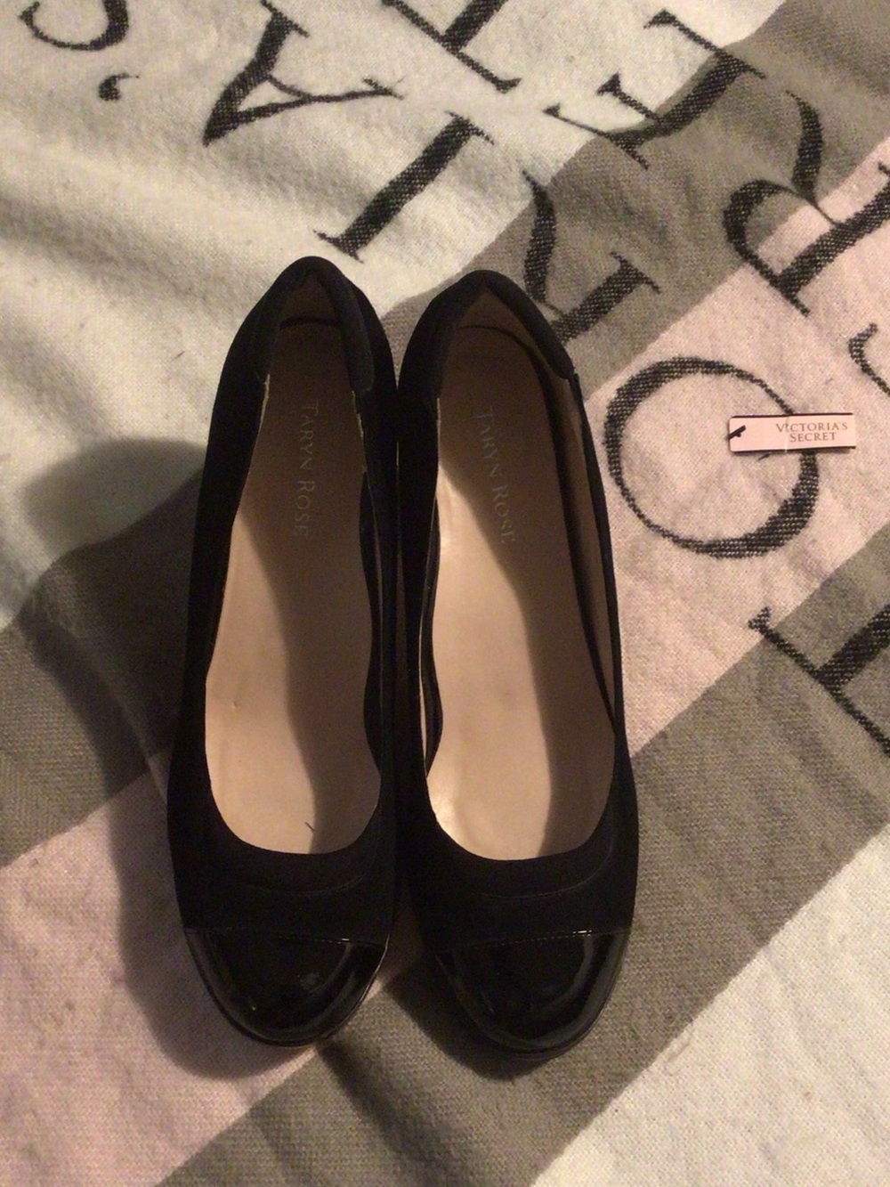 Taryn Rose Black Patent Toe Women's Heels
